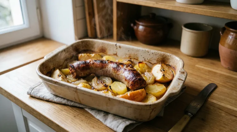 Salchicha Charlieu al horno