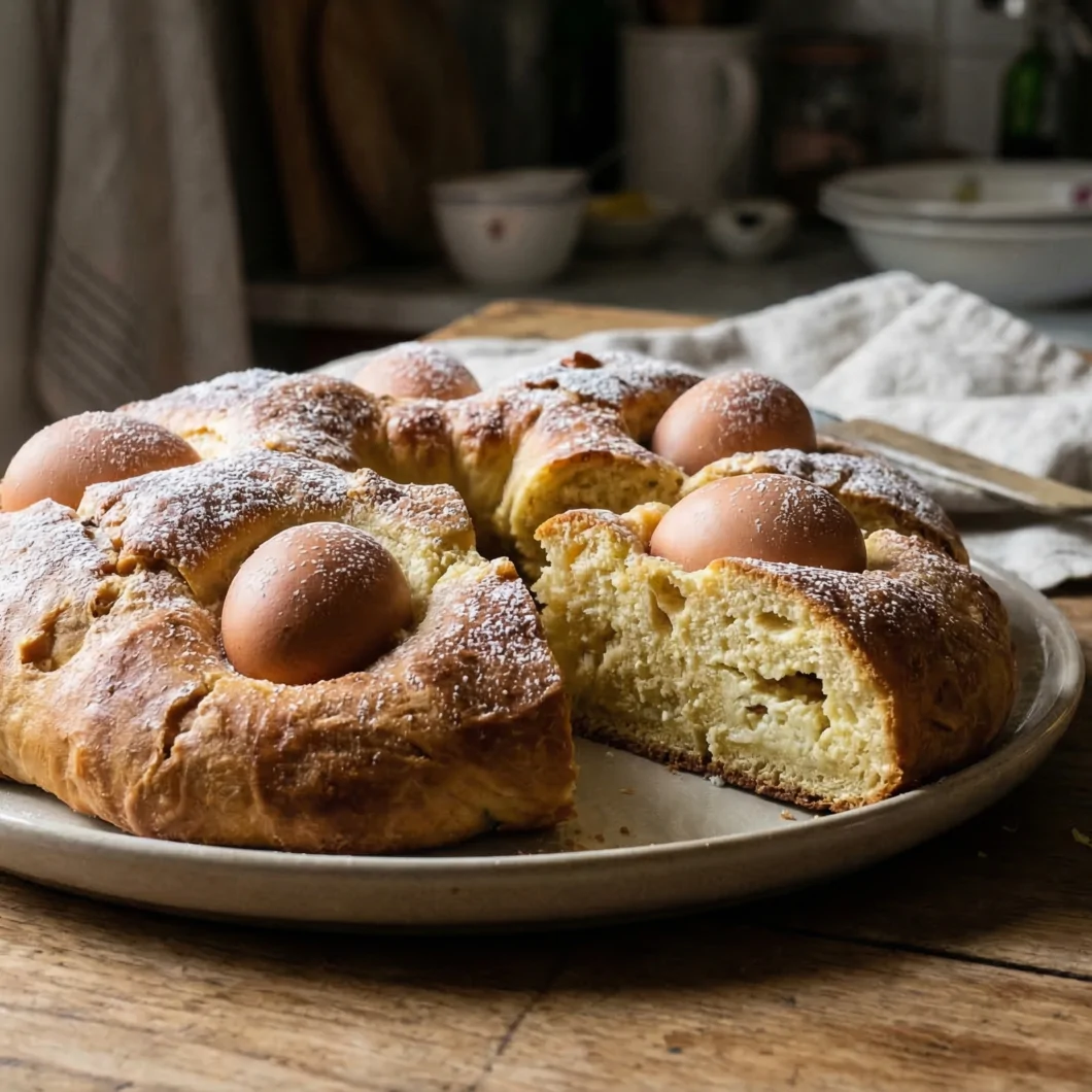 Cacavelli (Corsican Easter cake) Cacavelli (Corsican Easter cake)