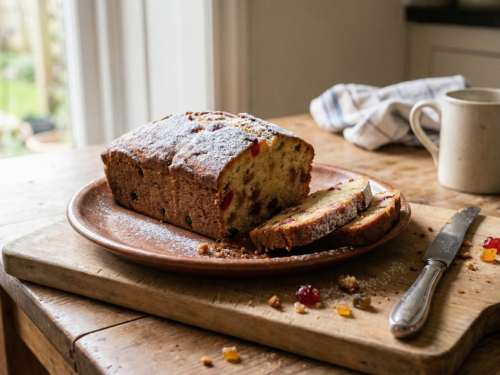 Pastel de frutas confitadas (receta de Sophie Dudemaine)