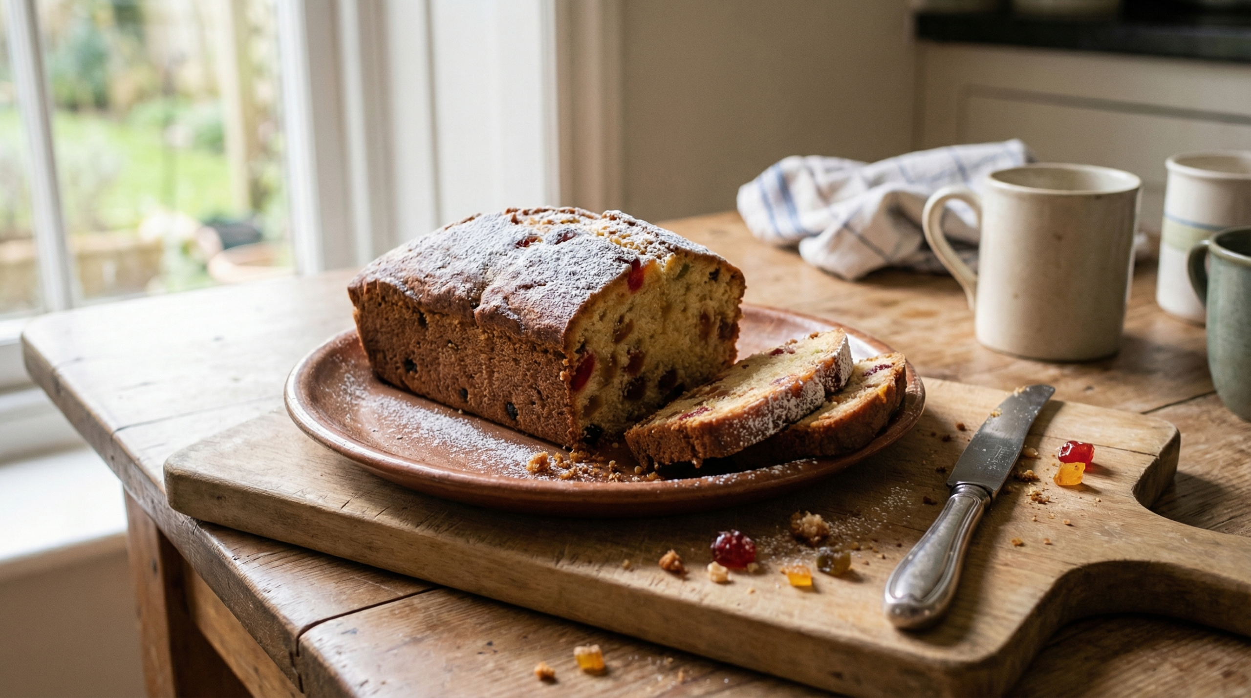 Candied fruit cake (recipe by Sophie Dudemaine)