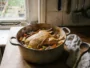 Duck in a casserole dish