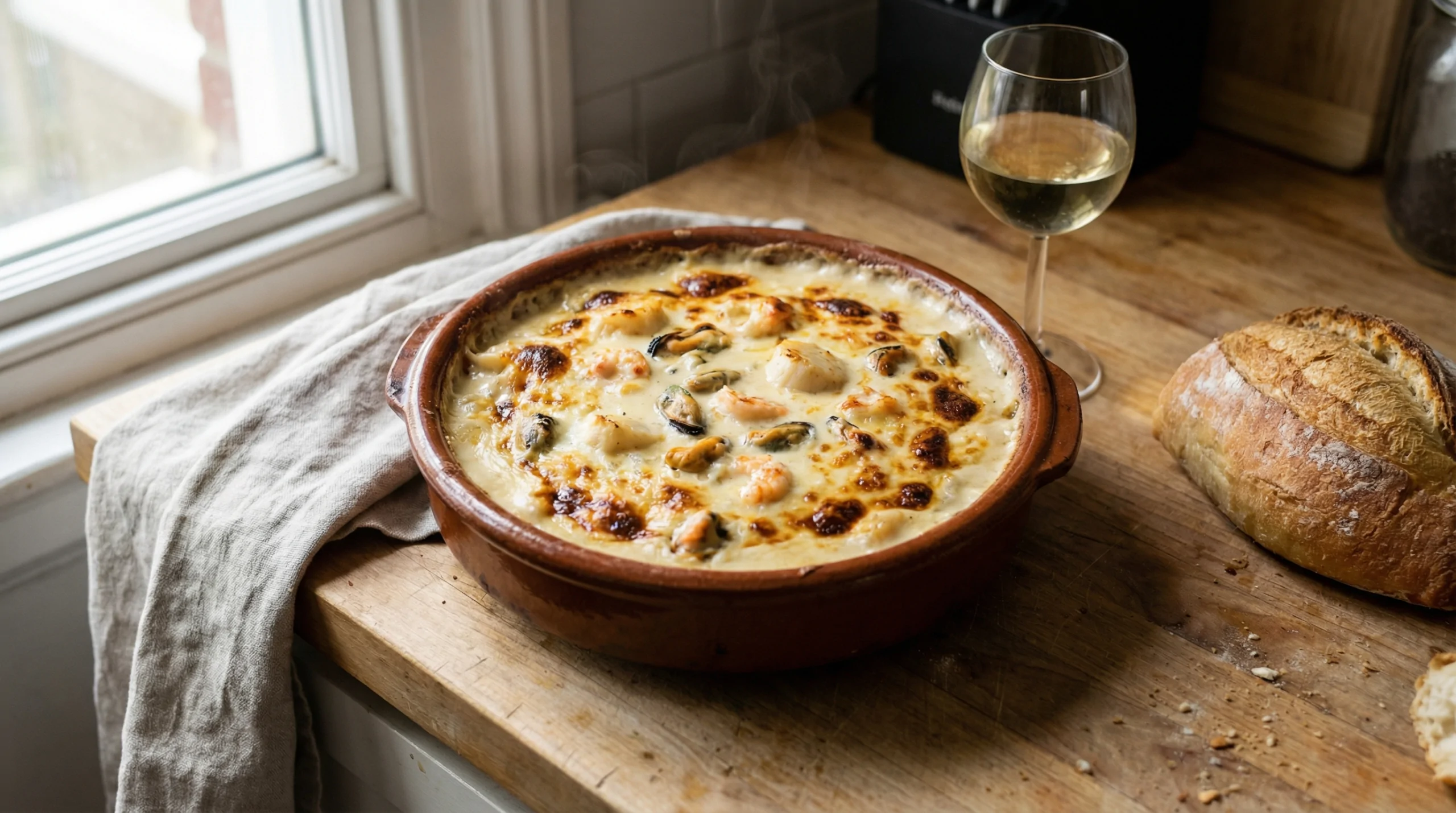 Seafood casserole