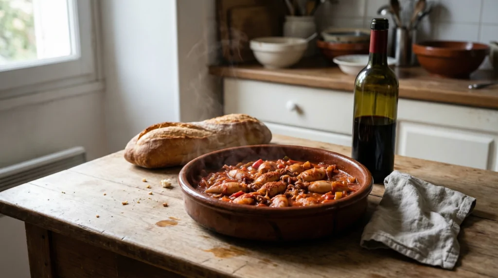 Chipiron à la basquaise