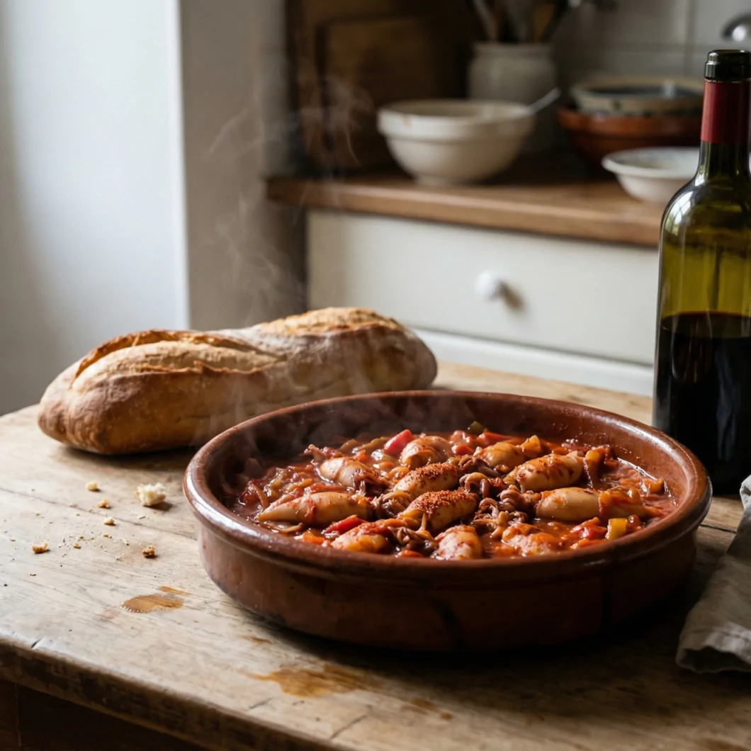 Chipiron à la vasquaise