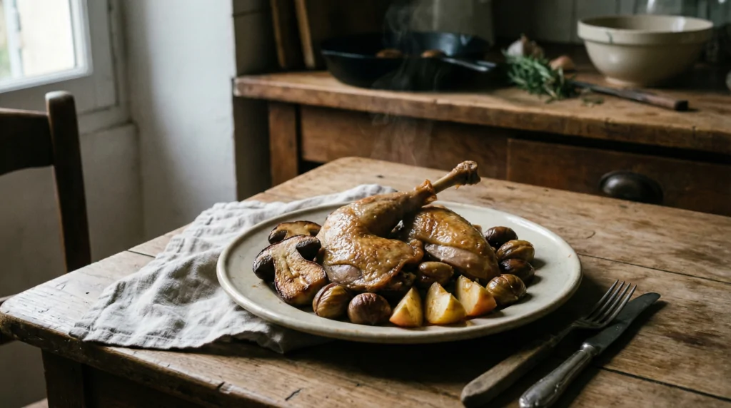 Confit de paloma torcaz