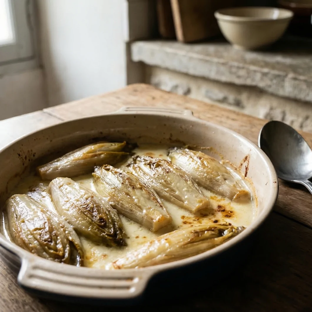 Endivias estofadas (mejoradas)