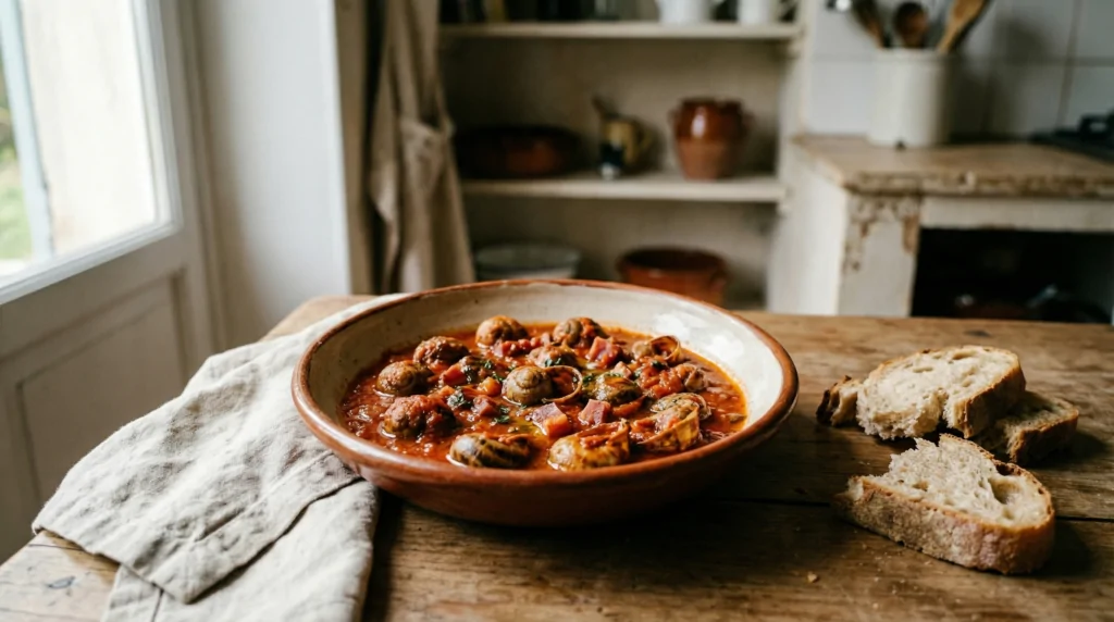 Receta de caracoles al estilo catalán