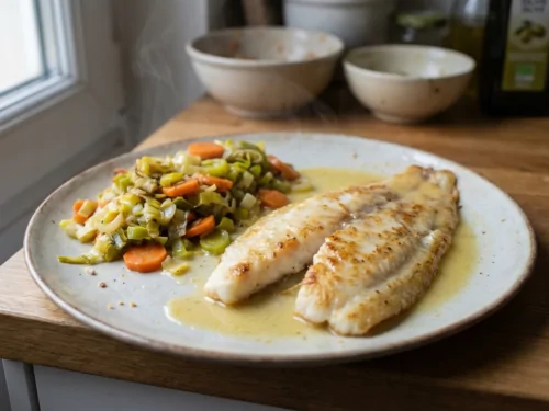 Filete de lenguado de especies tropicales