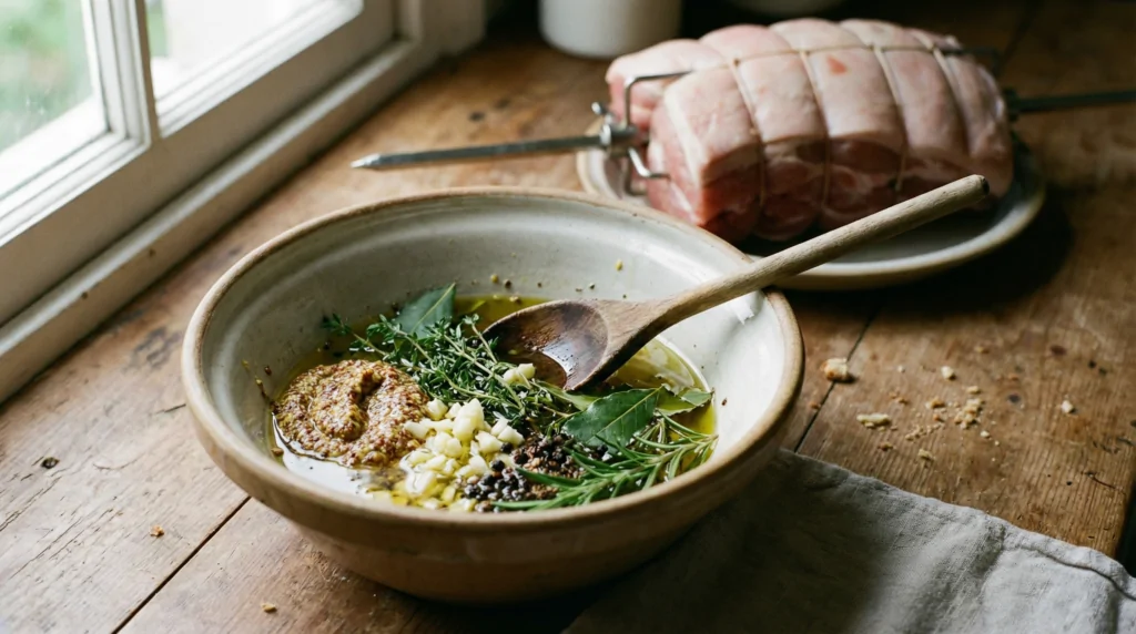 Adobo para cerdo asado al espetón