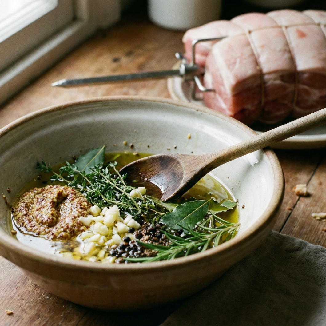 Adobo para cerdo asado al espetón