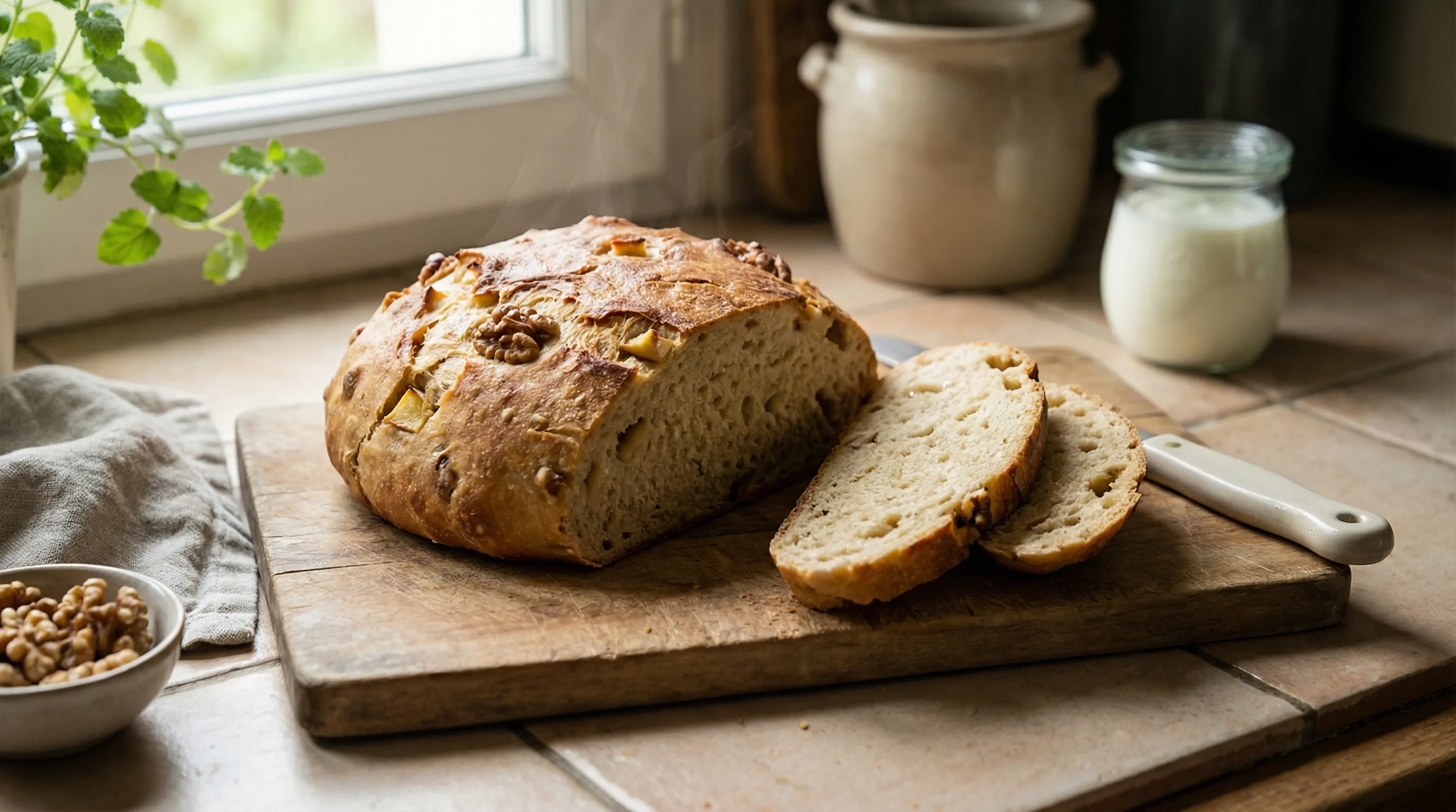 Pane senza lievito di birra