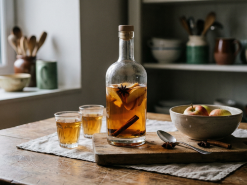 Receta de ratafía de manzana