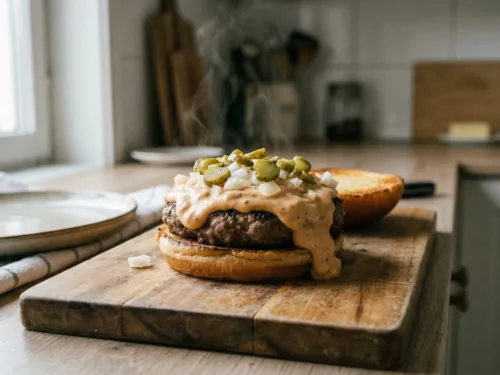 Riesen-Schnellburgersauce