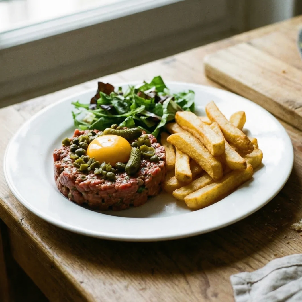 Tartare de bœuf traditionnel Tartare de bœuf traditionnel