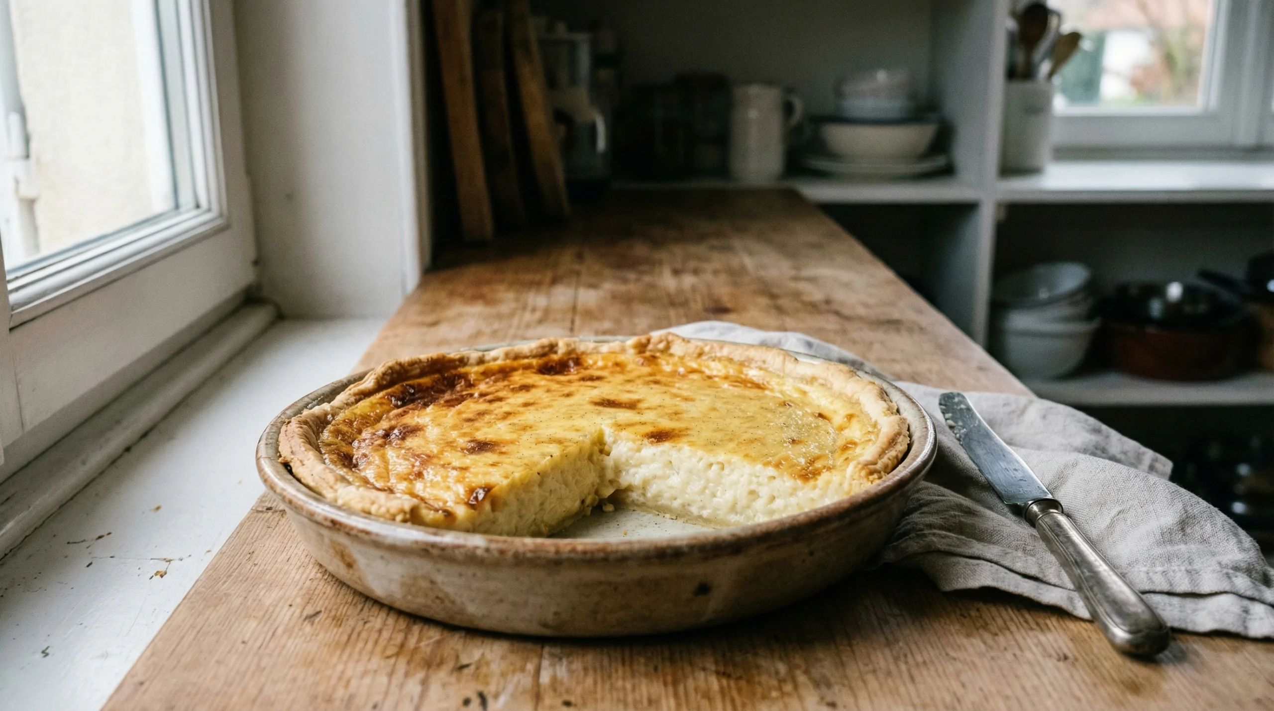 Tarte au riz belge