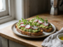 Recette de Tartines de fèves et radis au cerfeuil