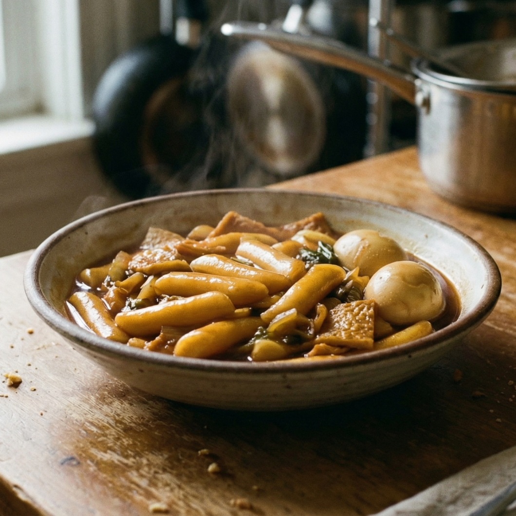 Tteokbokki senza peperoncino