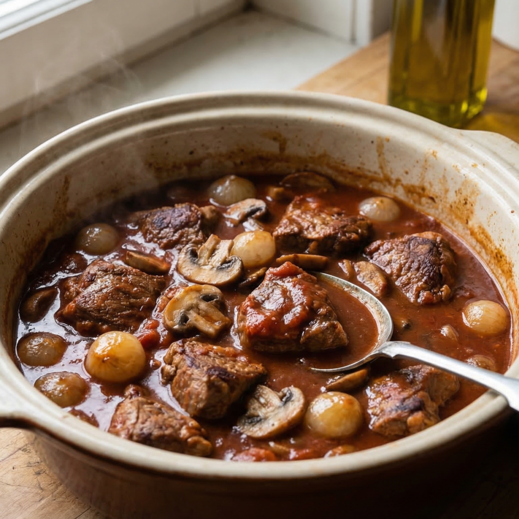 Ternera Marengo: la receta