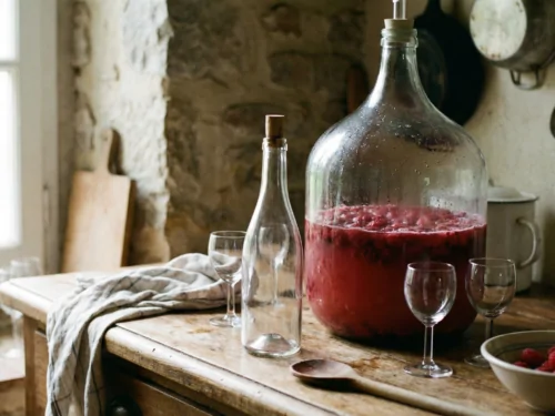 Vin de framboises