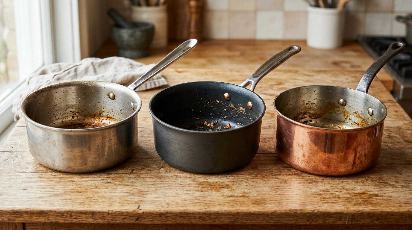 Adapter la méthode au matériau de la casserole Adapter la méthode au matériau de la casserole