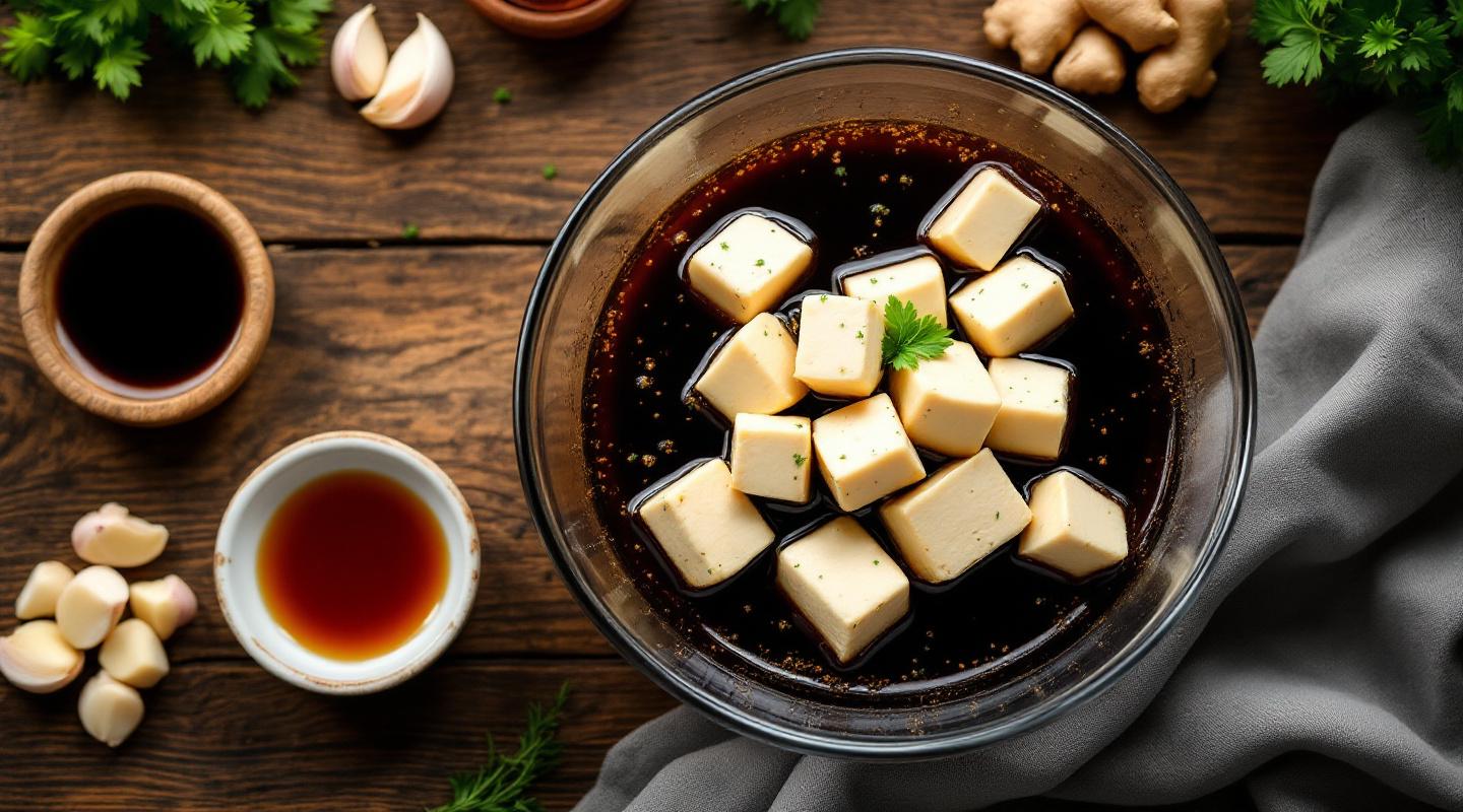 Assaisonner et mariner le tofu pour plus de goût