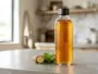 Bottle of home-fermented kombucha