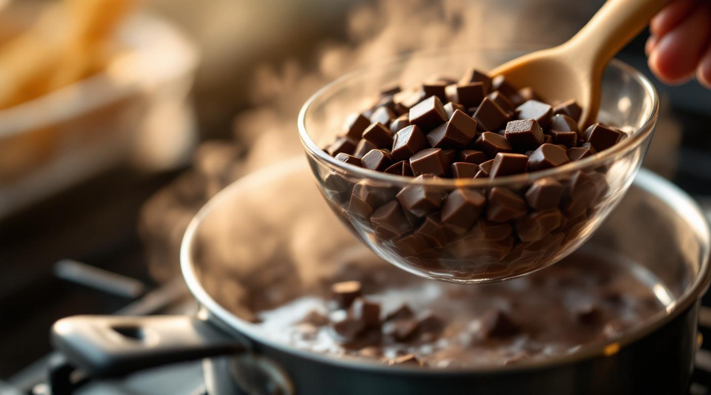 Jak rozpuścić czekoladę w kąpieli wodnej?