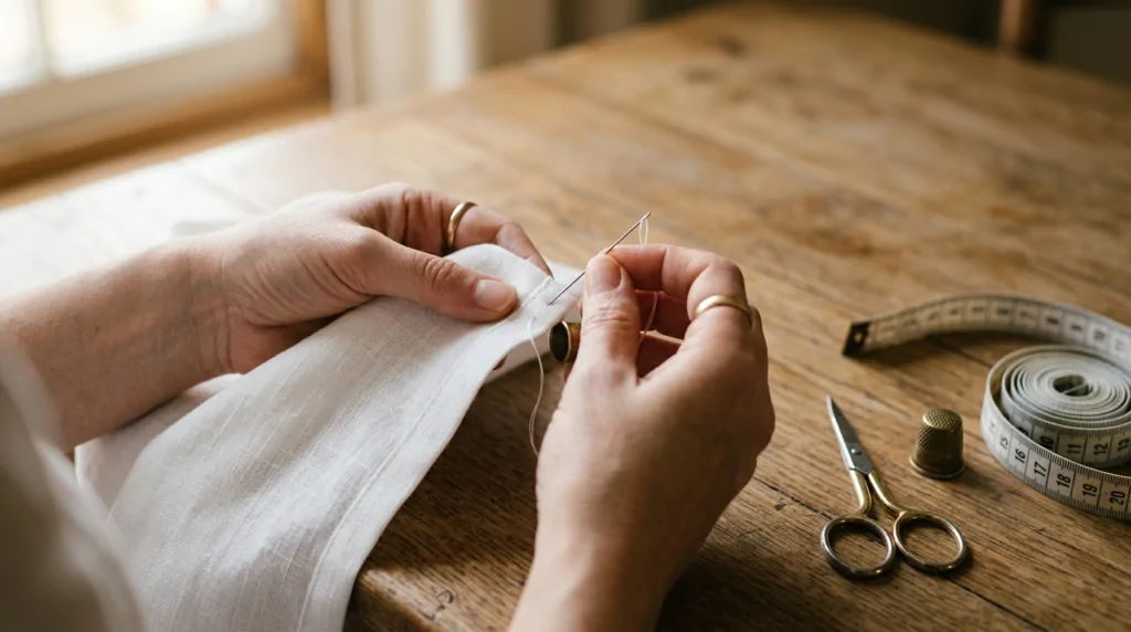 Comment faire un ourlet à la main ?