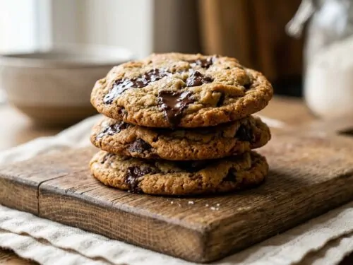Galletas sin gluten y sin lactosa en un plato