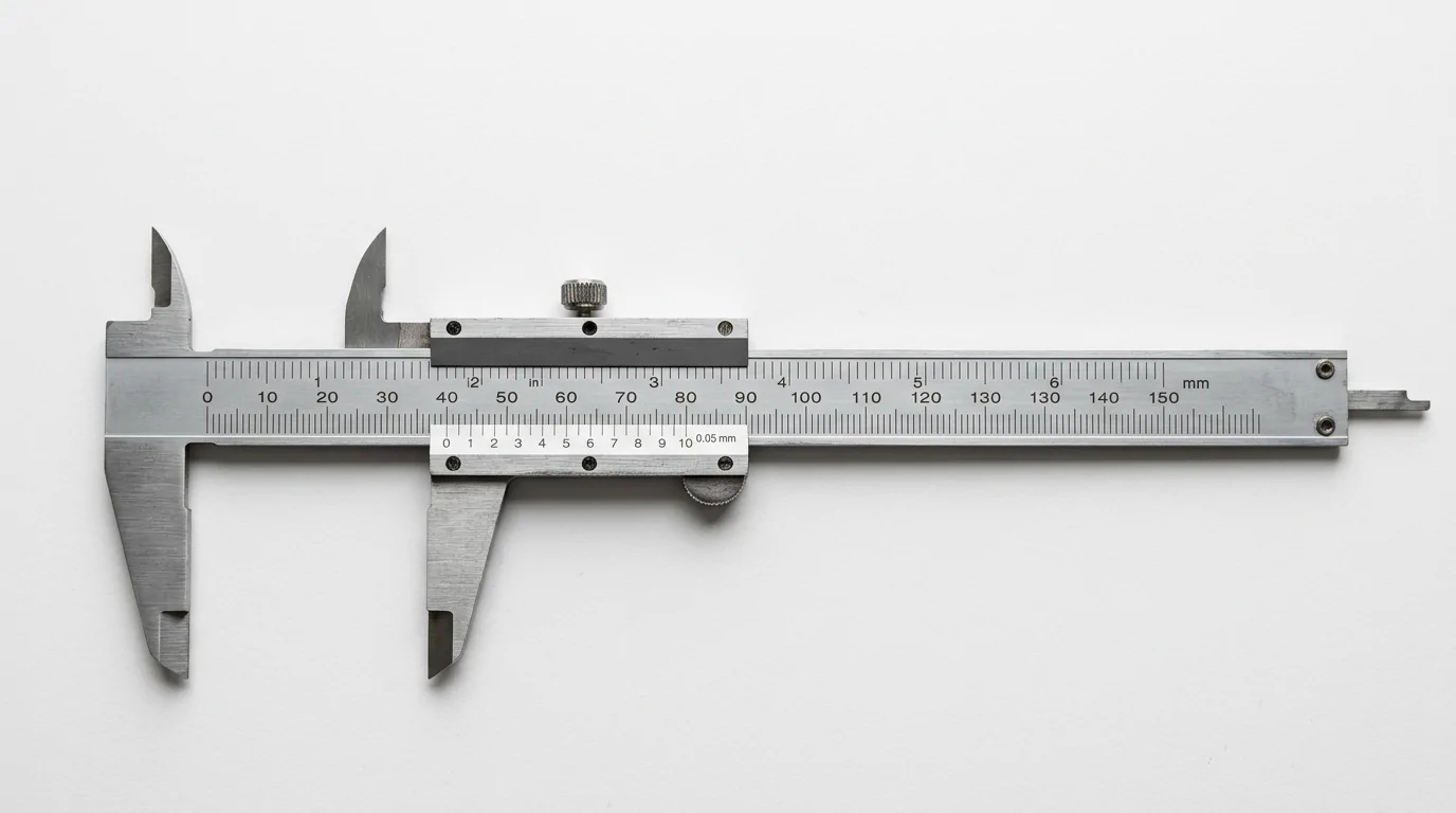 Las diferentes partes de un calibrador