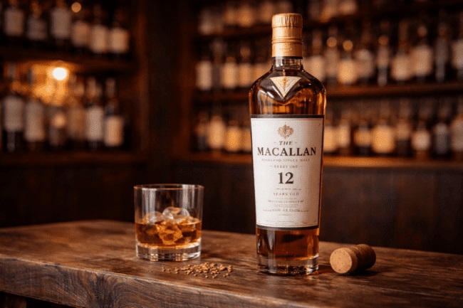 Macallan Sherry Oak Whiskey 12 years Macallan Sherry Oak Whiskey 12 years