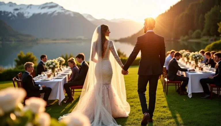 Banquet en Suisse lors d'un mariage Banquet en Suisse lors d'un mariage