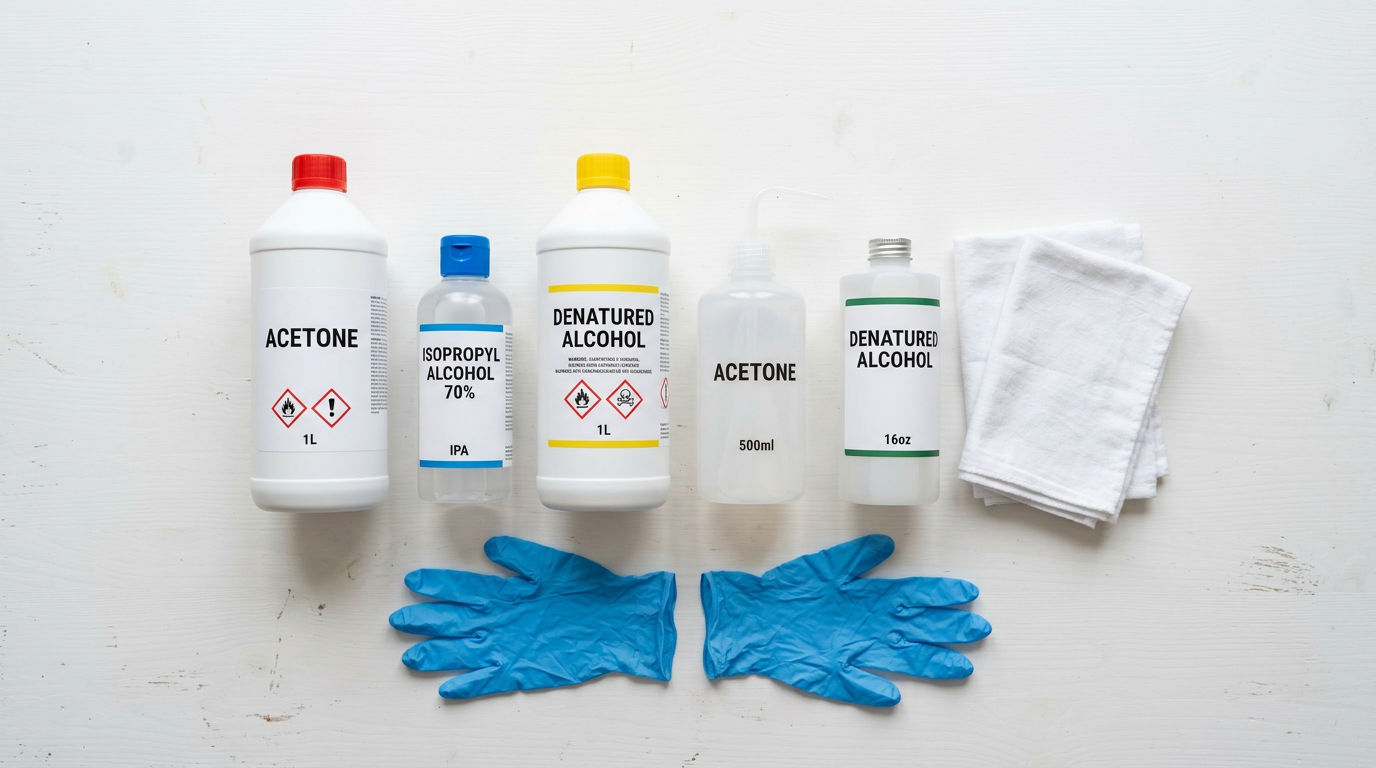 Los mejores disolventes para limpiar resina epoxi