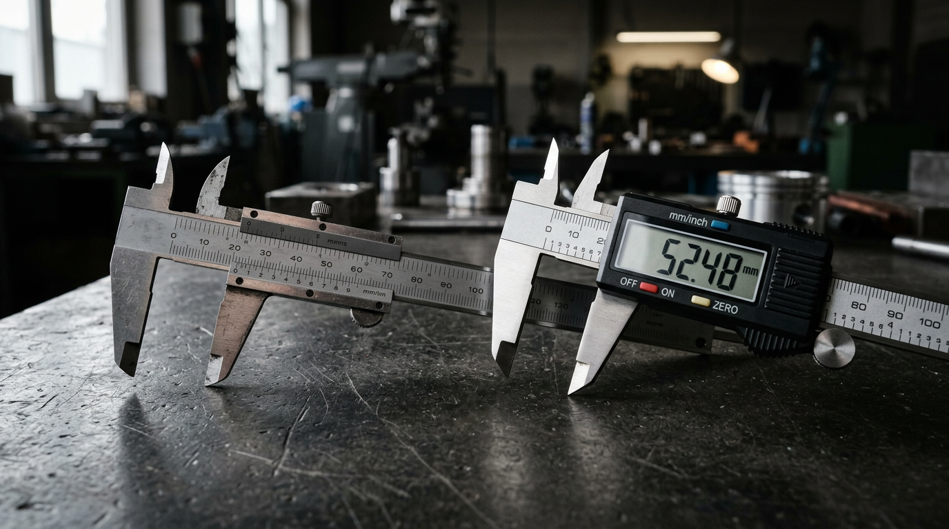 Calibrador analógico o digital: ¿cuáles son las diferencias?