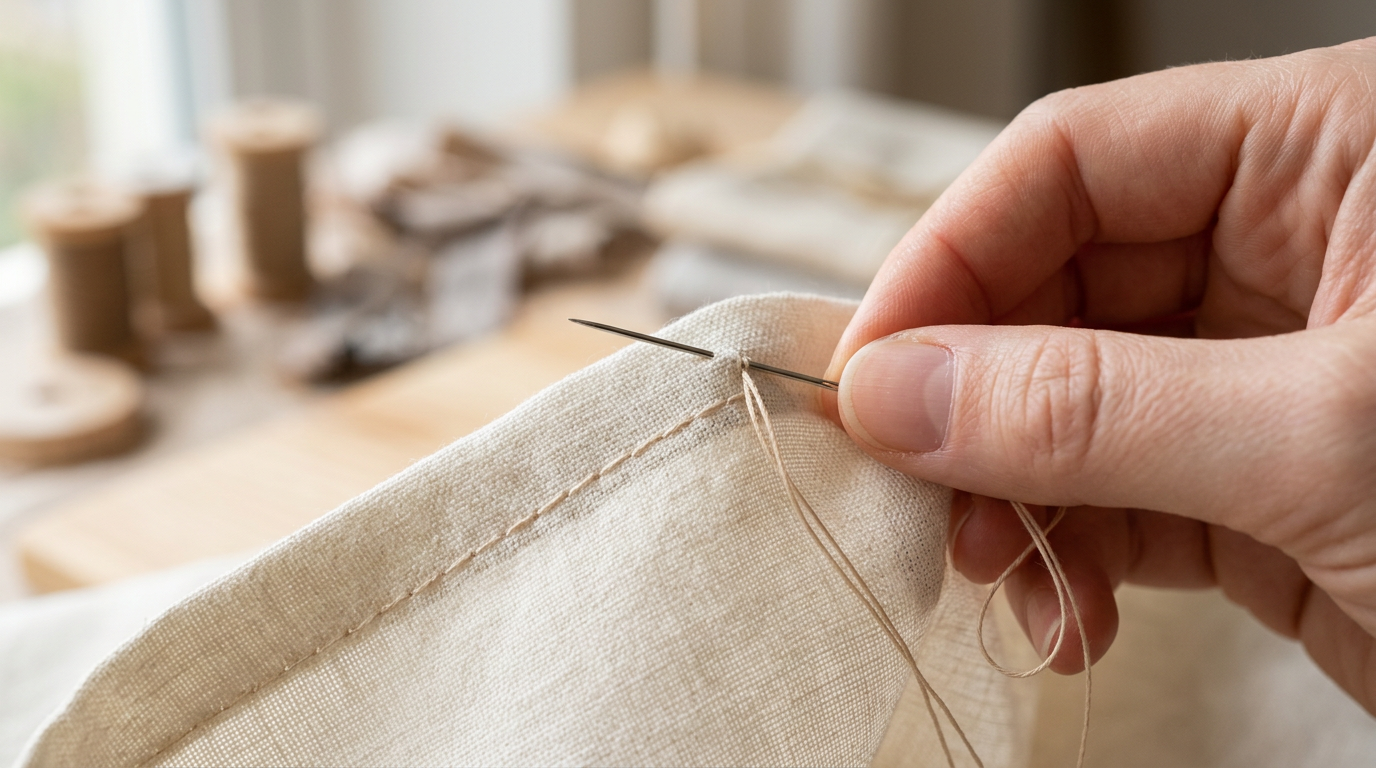 Punti per cucire a mano un orlo