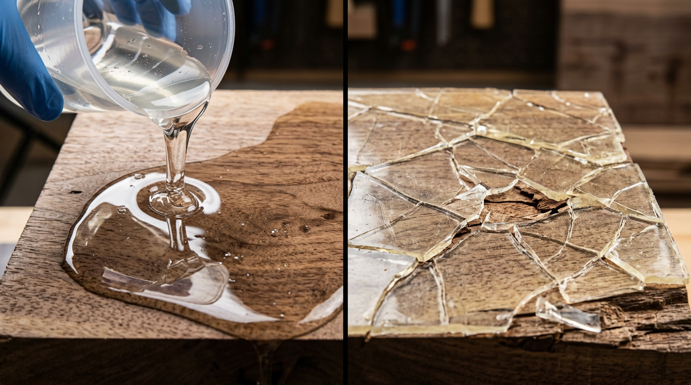 Resina epoxi fresca o curada: por qué marca la diferencia