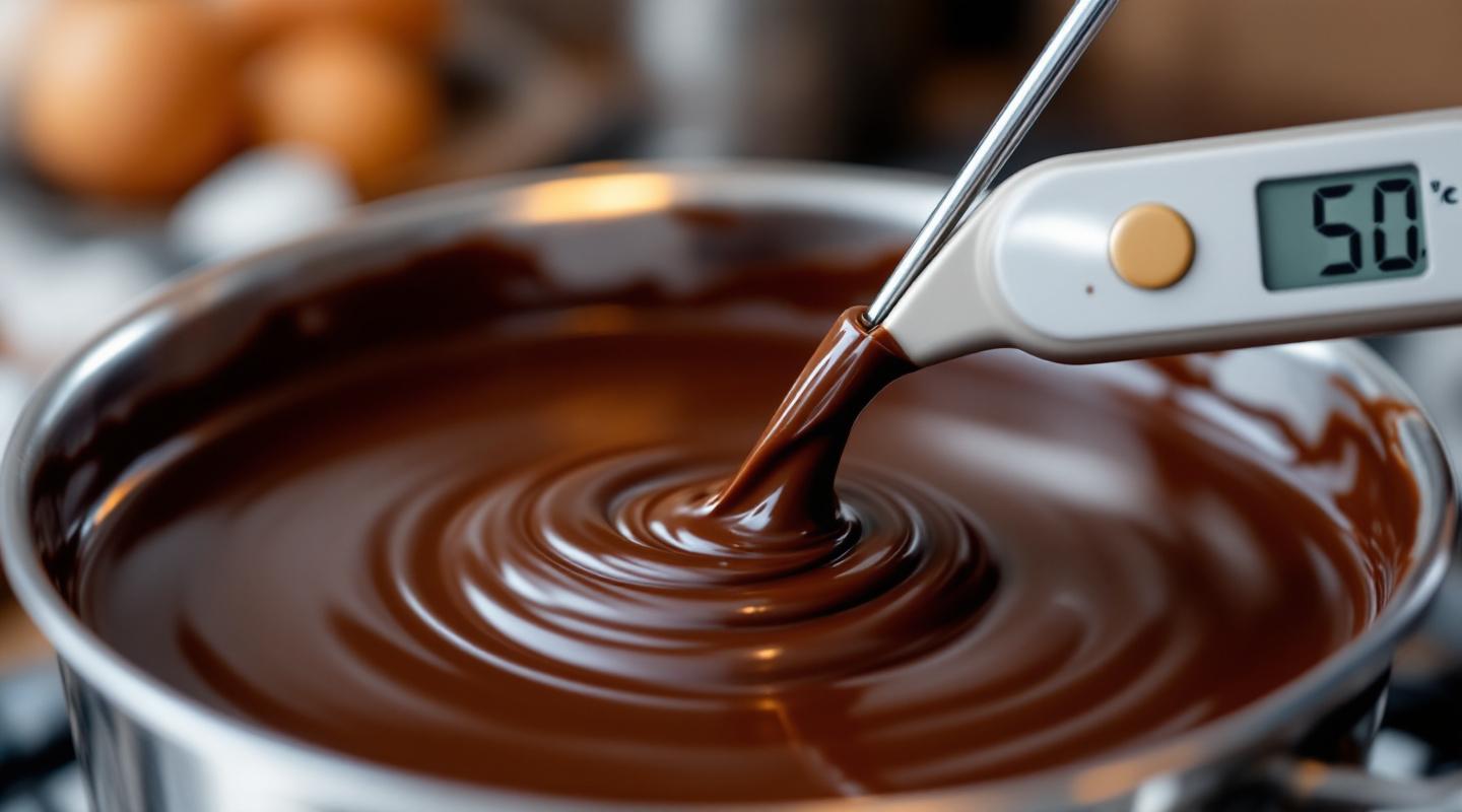 Idealna temperatura do roztopienia czekolady