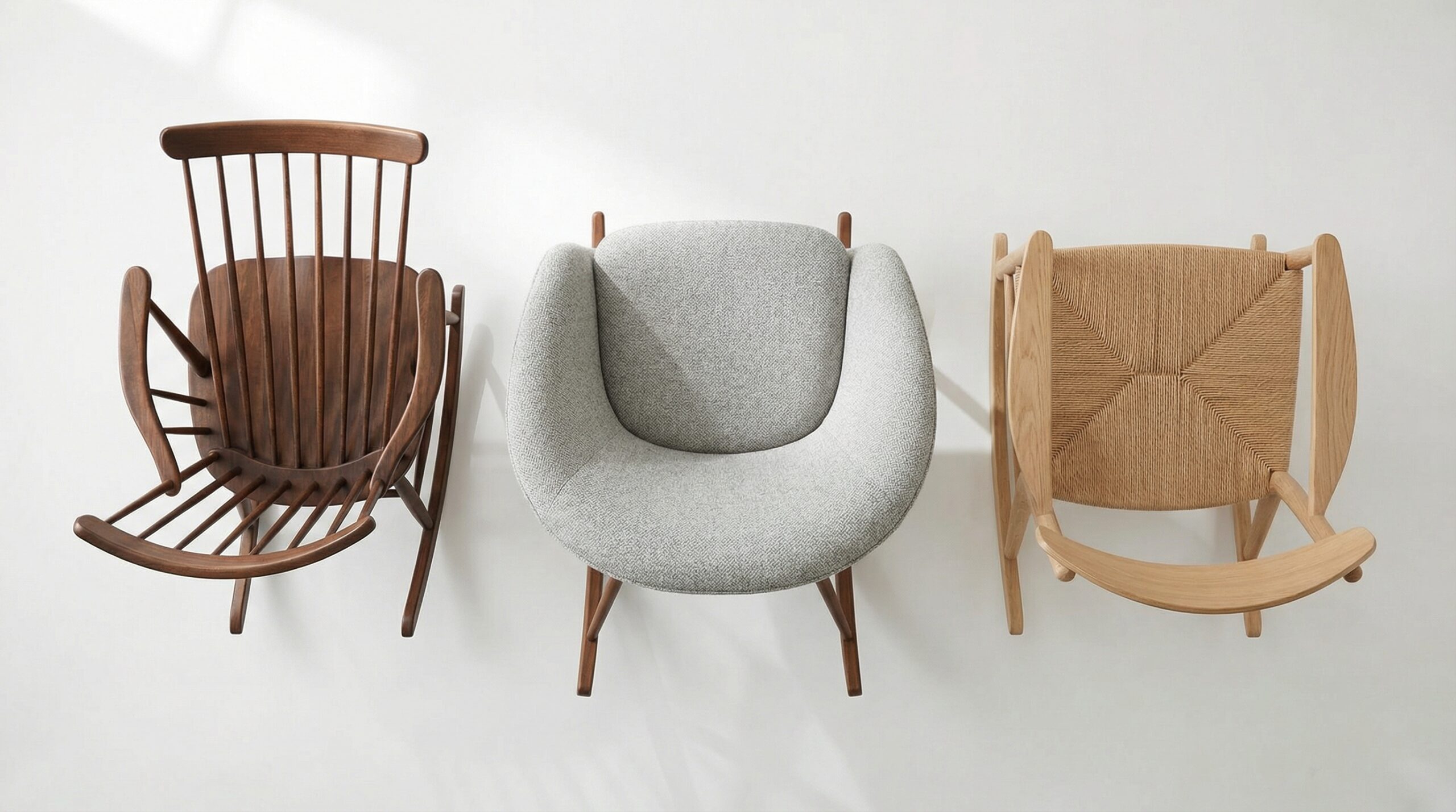 Tipos de mecedoras para uso en interiores