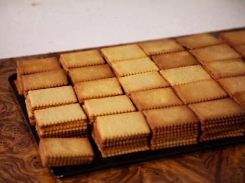 Receta sencilla para los cuadrados de Saler o Auvergne