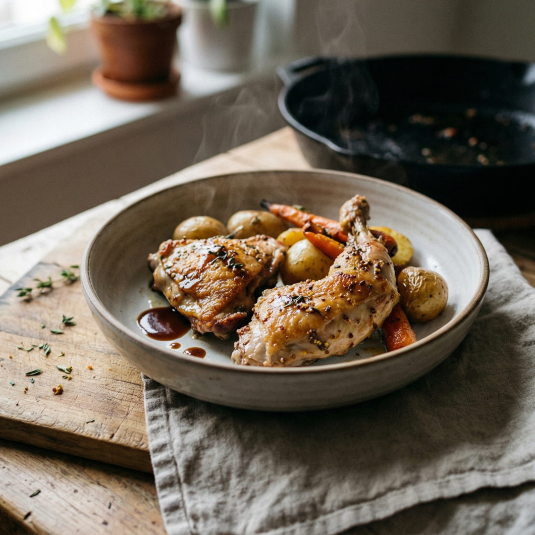 Conejo en freidora de aire