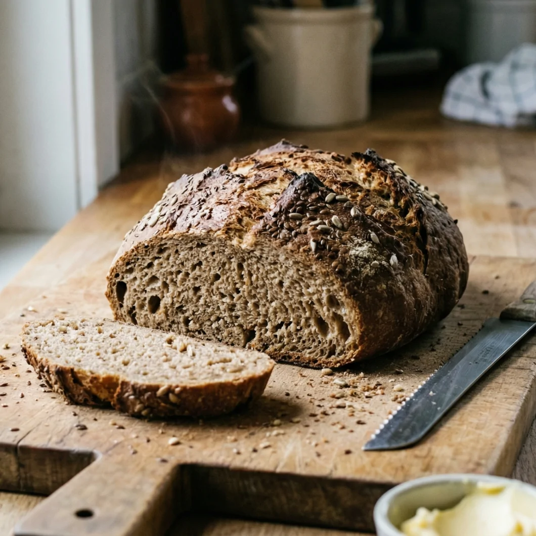 Pan de leñador casero