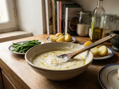 Receta de salsa alioli sin huevo