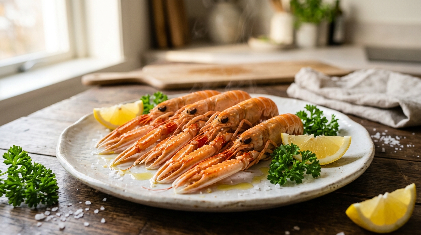 Comment améliorer la cuisson des langoustines crues congelées ?