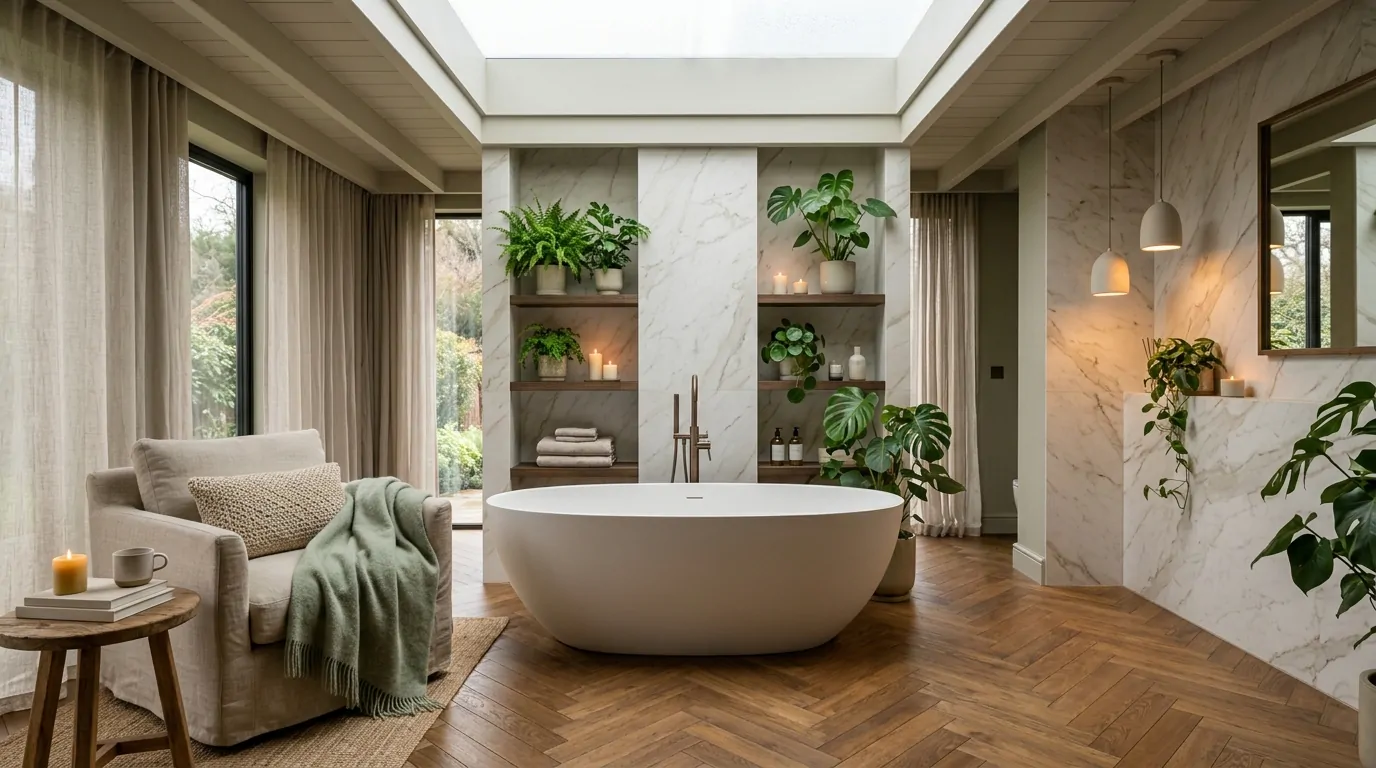 Salle de bains comme une pièce à vivre : savoir repenser l'espace