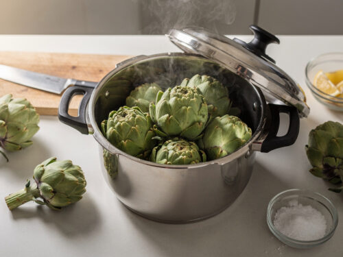 Tiempo de cocción de una alcachofa en una olla a presión Seb Clipso