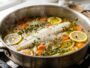 Cooking time for dogfish in court-bouillon