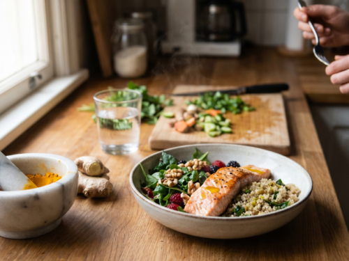 Alimentation anti-inflammatoire pour calmer les douleurs chroniques