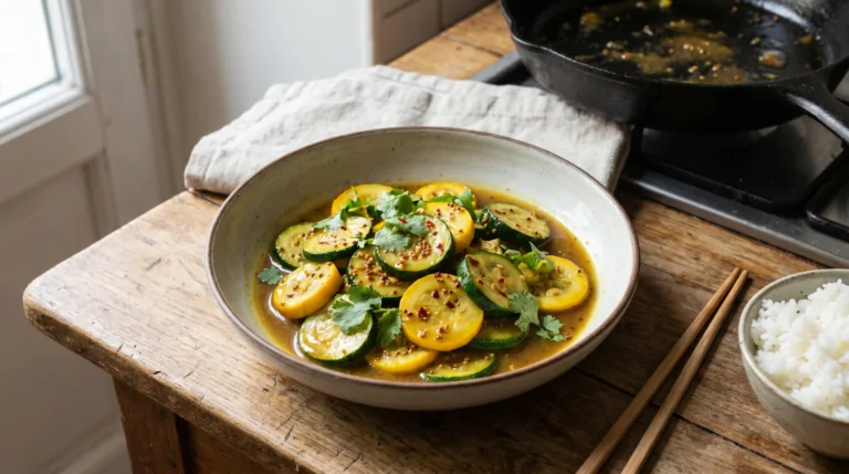 Courgettes aigre-douce au curry Recette de courgettes aigre-douce au curry