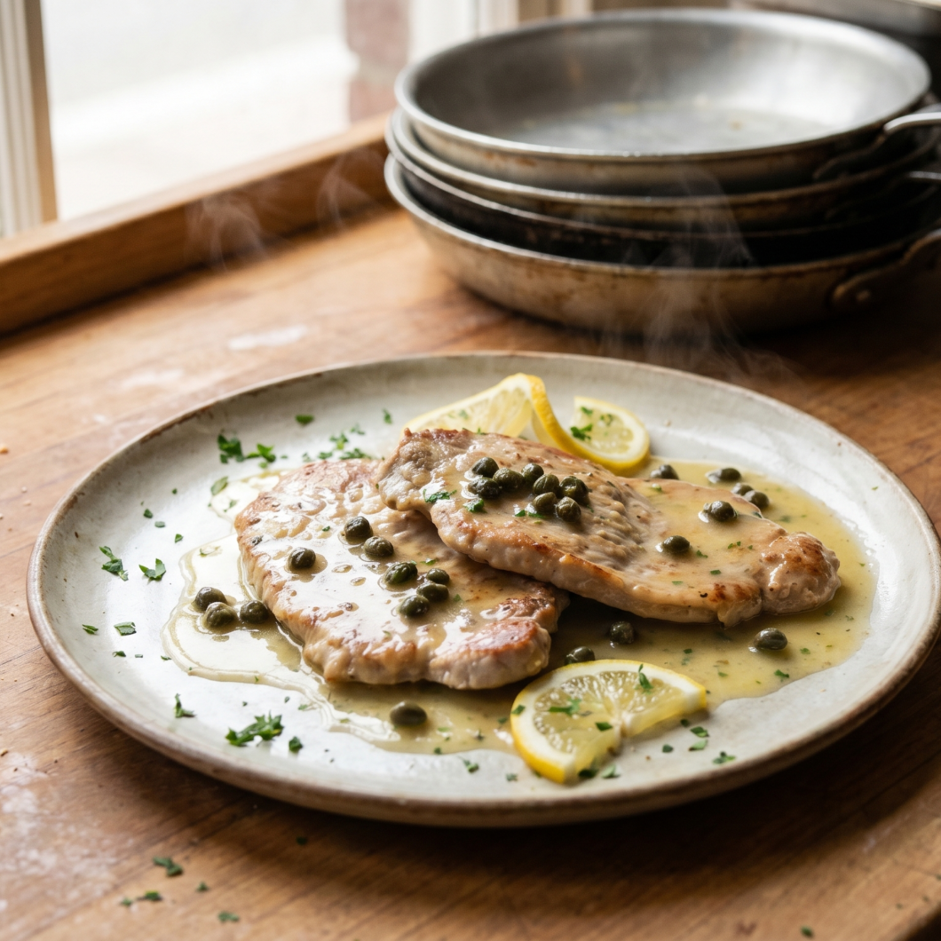 Escalope de veau au citron Escalope de veau au citron