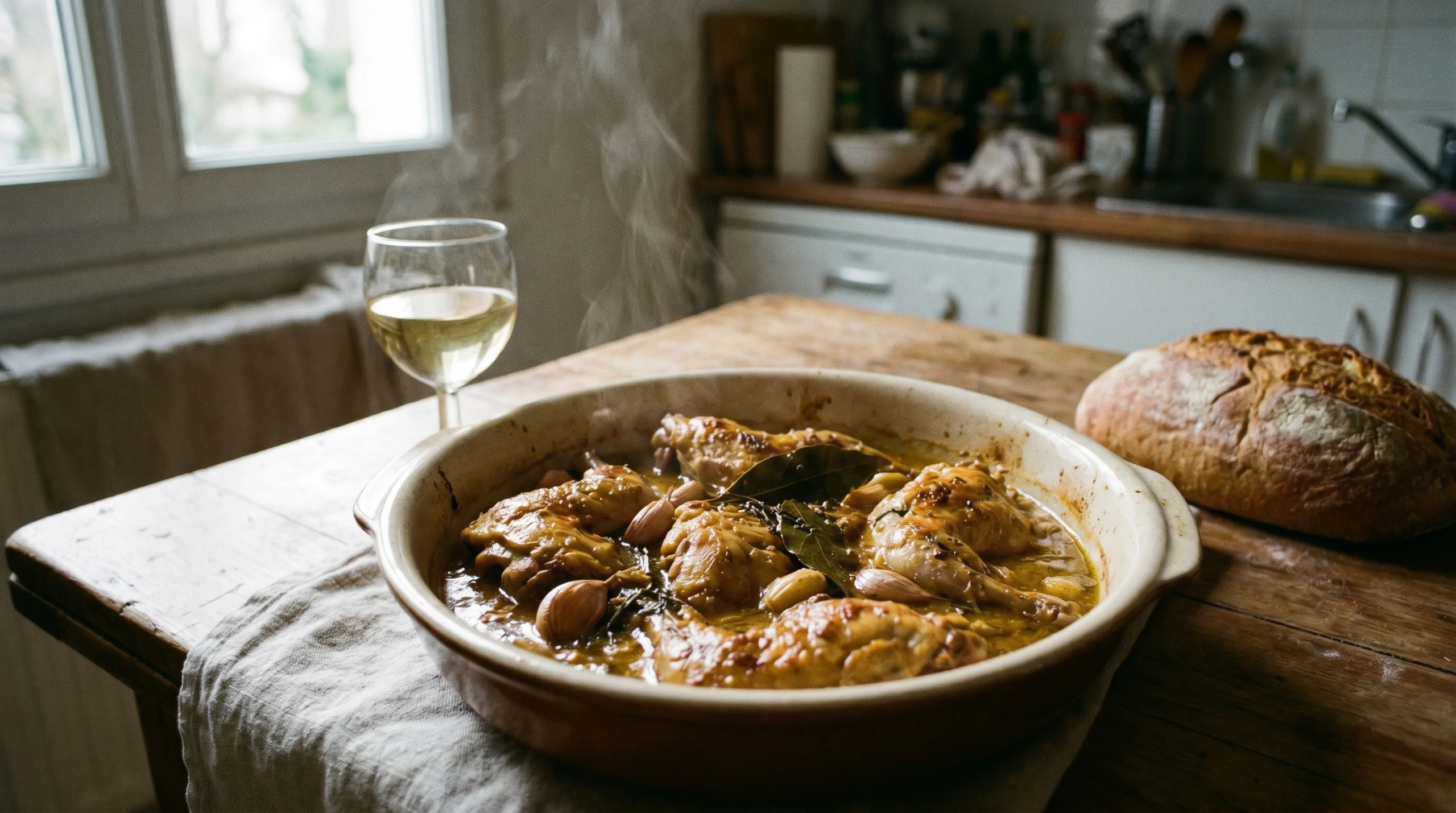 Recette du lapin à l'ail style espagnol